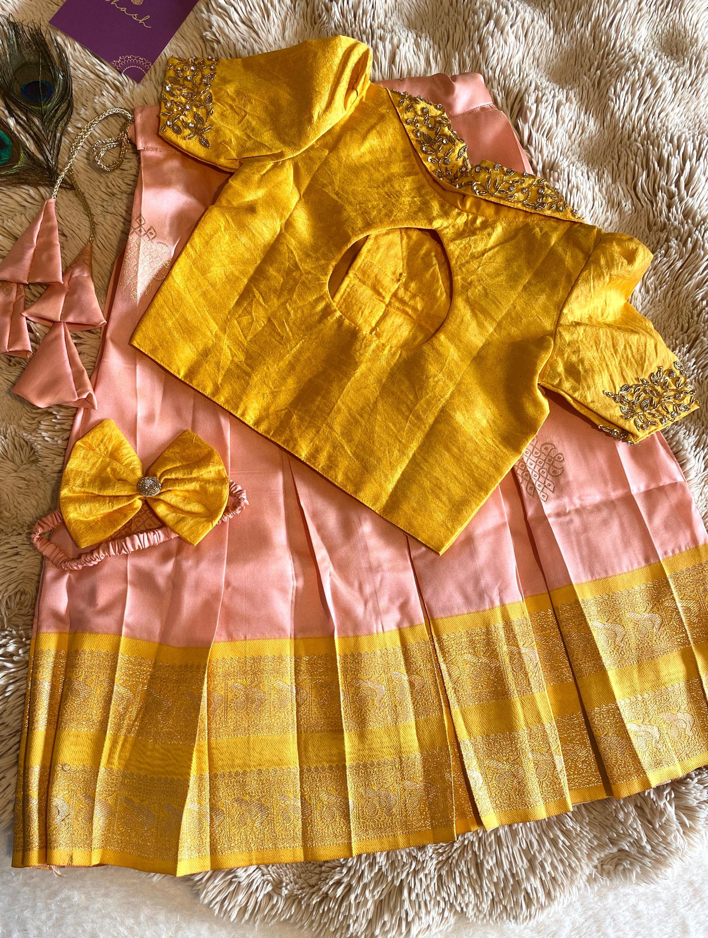 Kids Pattu Pavada