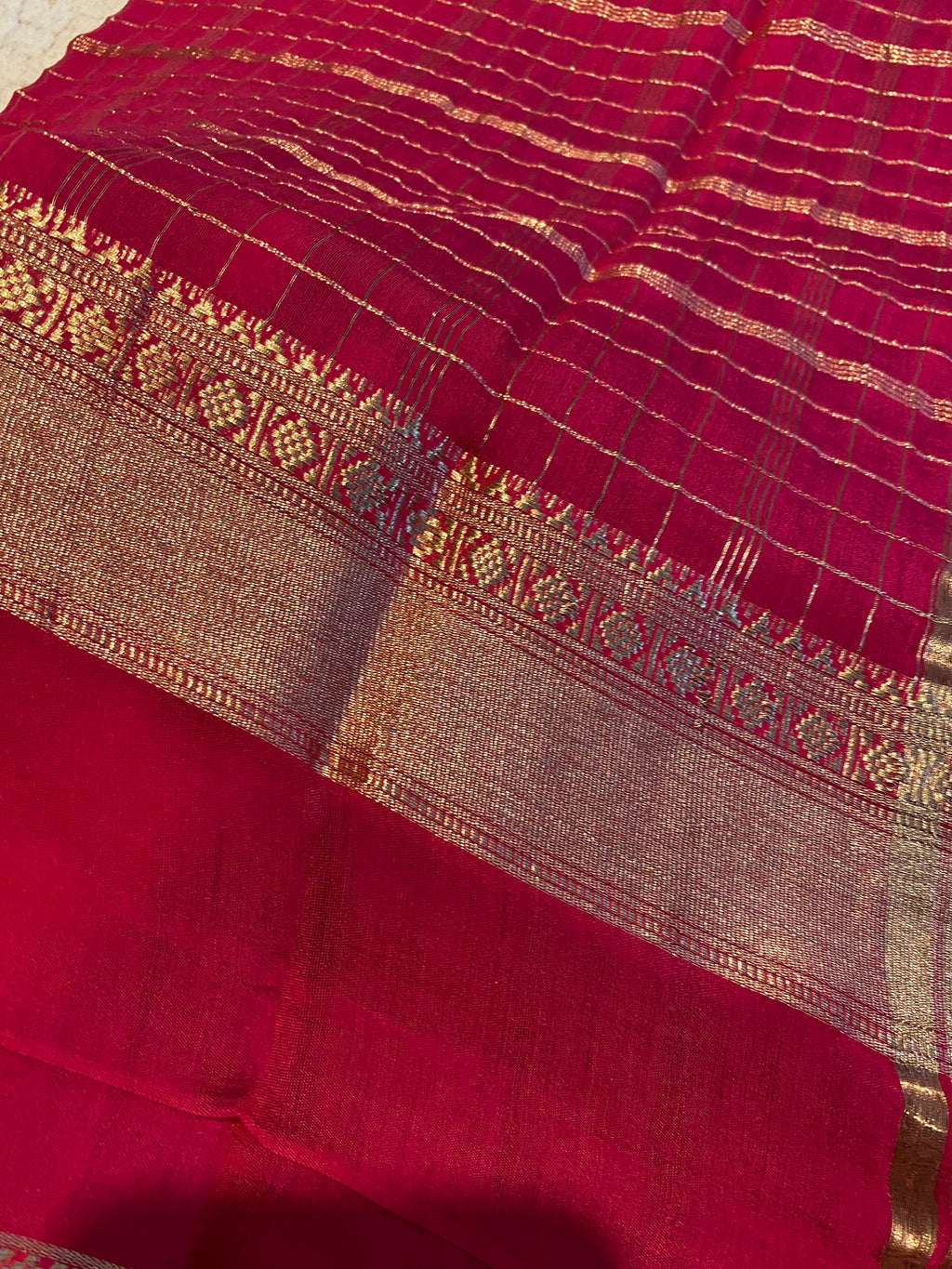 Pink Fancy Cotton Blend Saree with Silky Finish