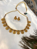 Temple Jewellery Necklace Set | Traditional South Indian Lakshmi Necklace