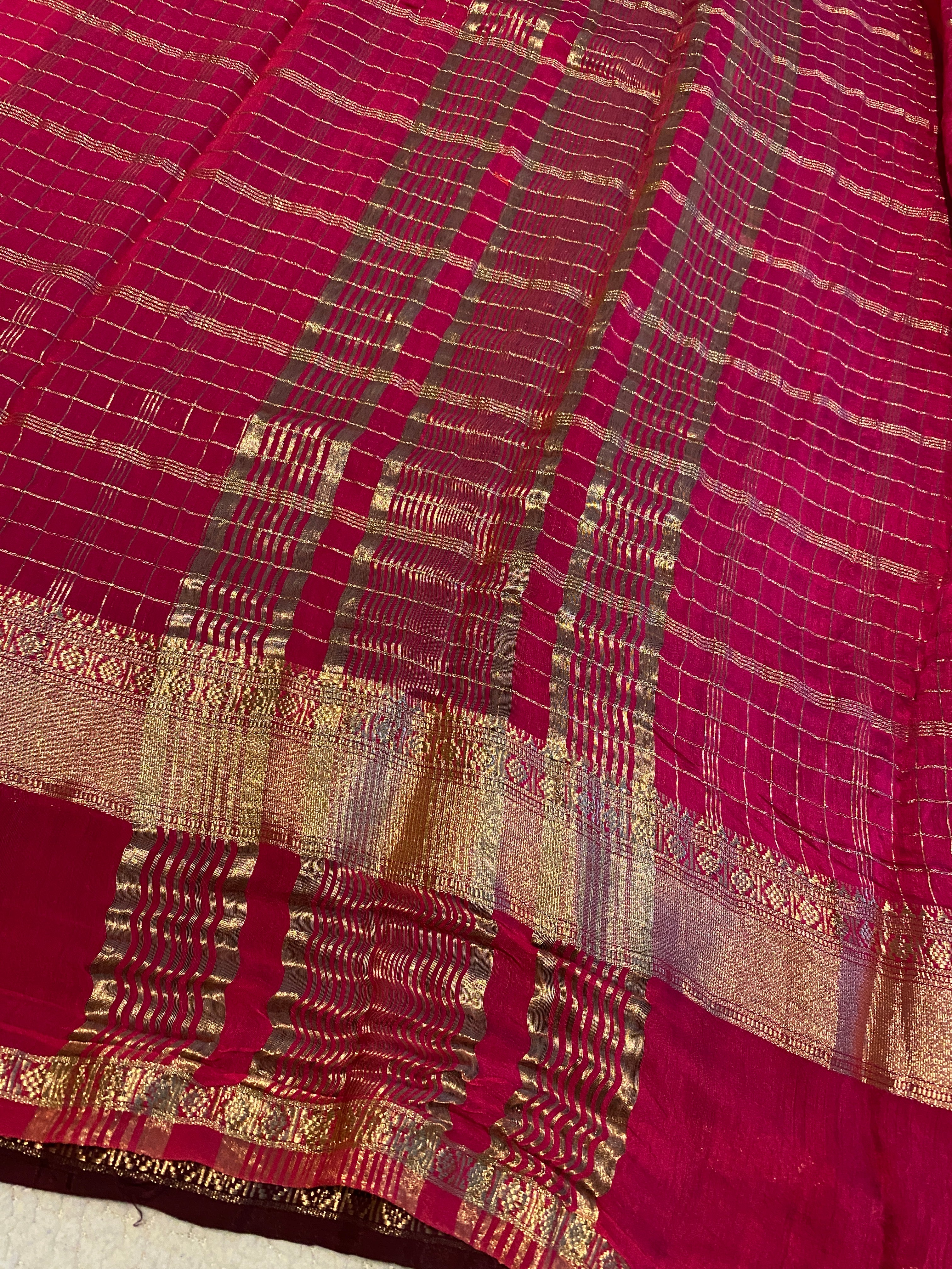 Pink Fancy Cotton Blend Saree with Silky Finish