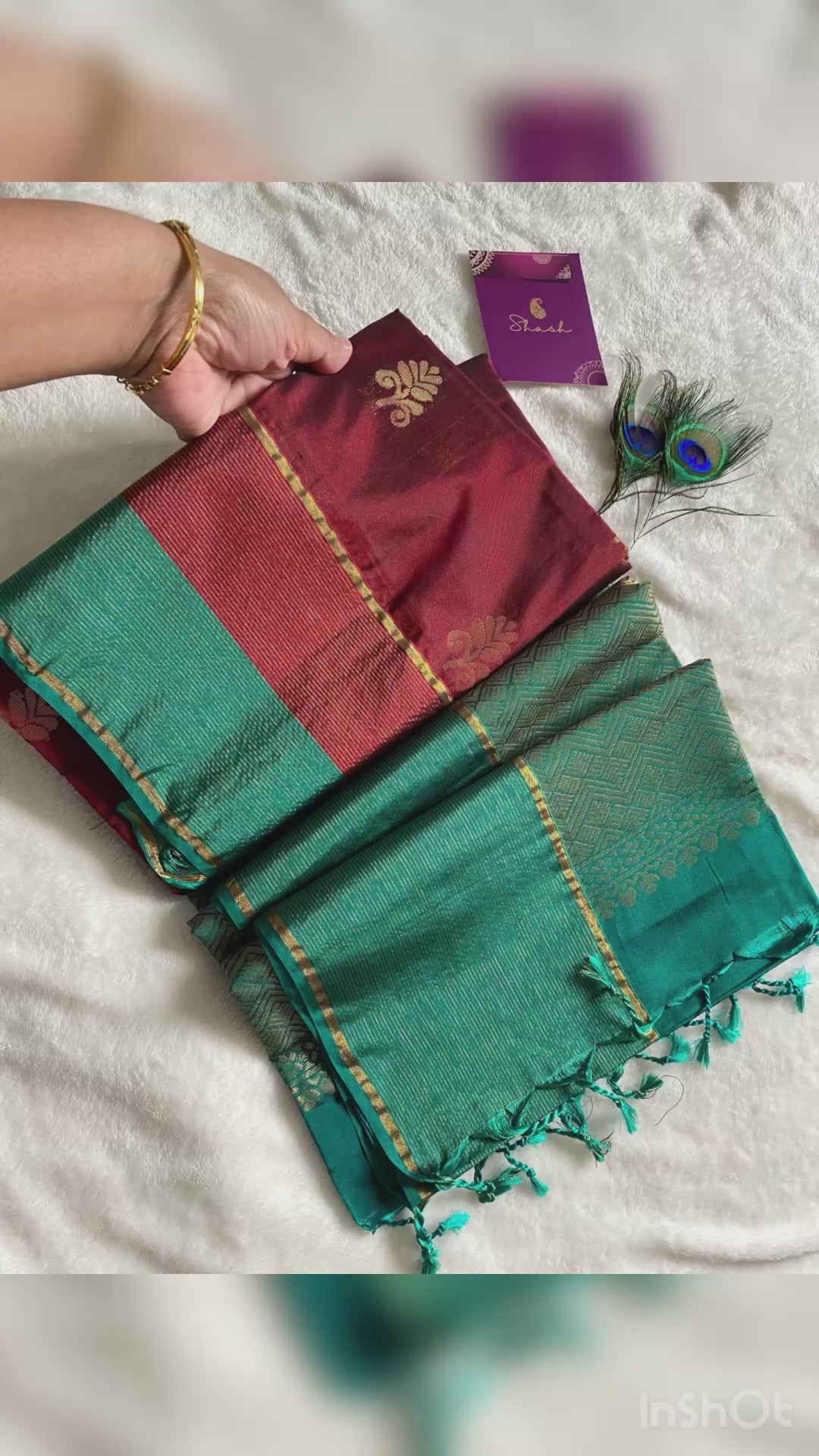 Pure Mix Soft Silk Saree | Rich Maroon with Contrast Zari Border