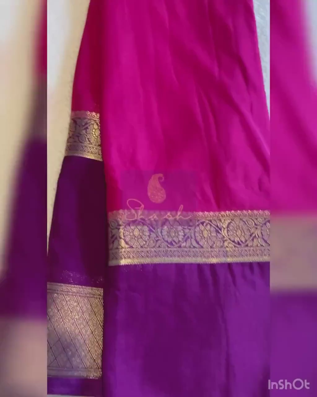 Premium Semi Mysore Crepe Saree with Contrast Border
